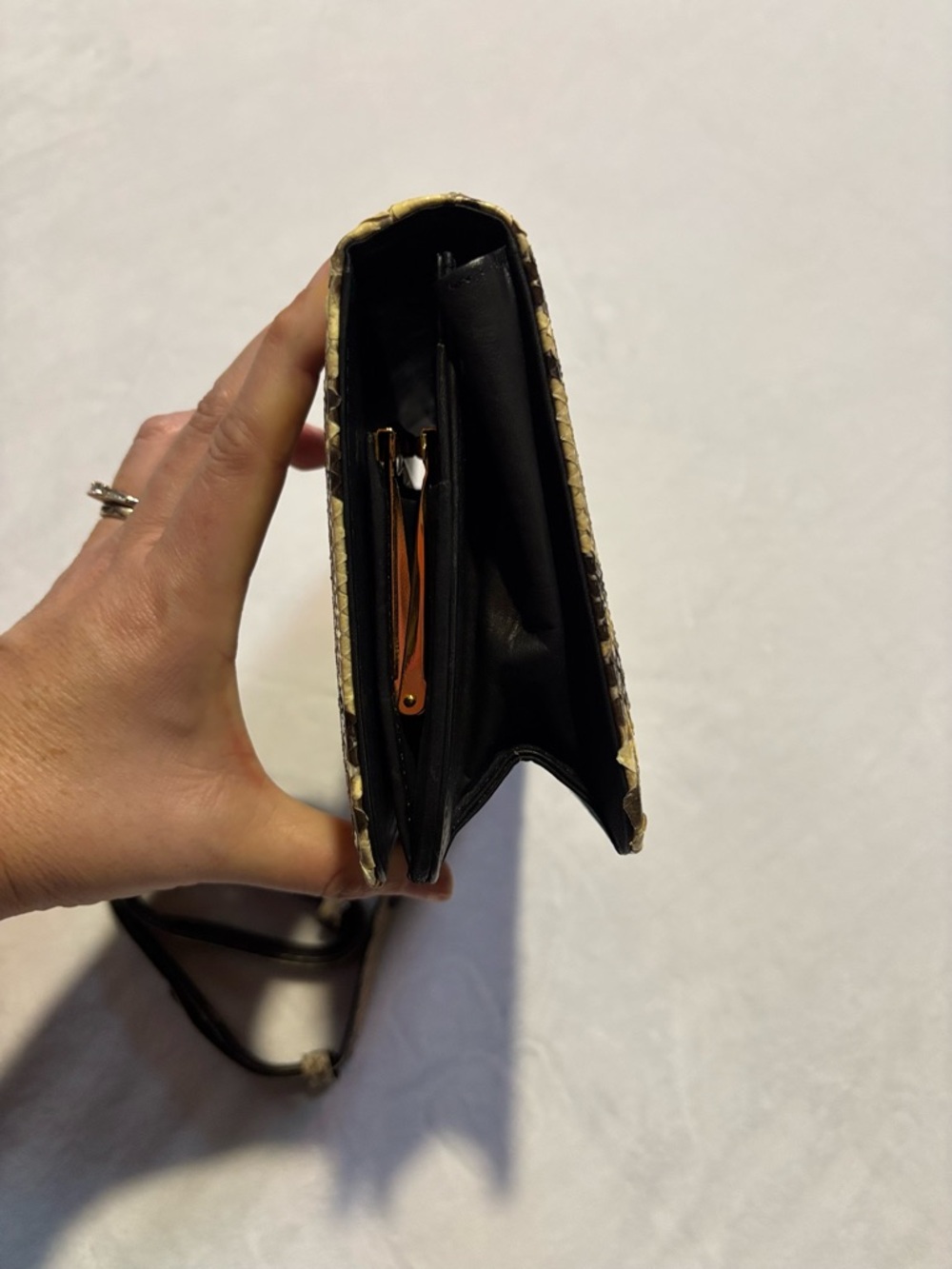 Vintage Real Python Snakeskin Purse - Picture 13 of 16